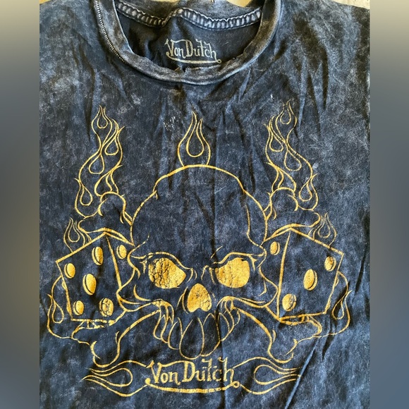 Von Dutch Stone Washed Women’s shirt - Picture 2 of 2
